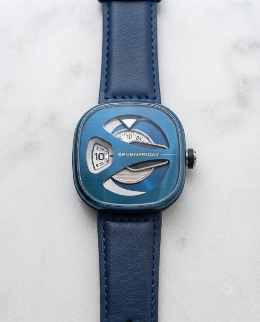 Seven Friday M-Series Square  Blue Dial