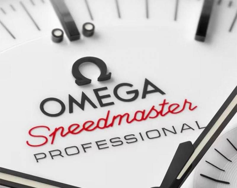 Omegha Speedmaster Moonwatch Professional silver white Chronograp