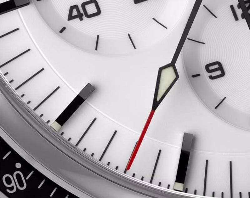 Omegha Speedmaster Moonwatch Professional silver white Chronograp