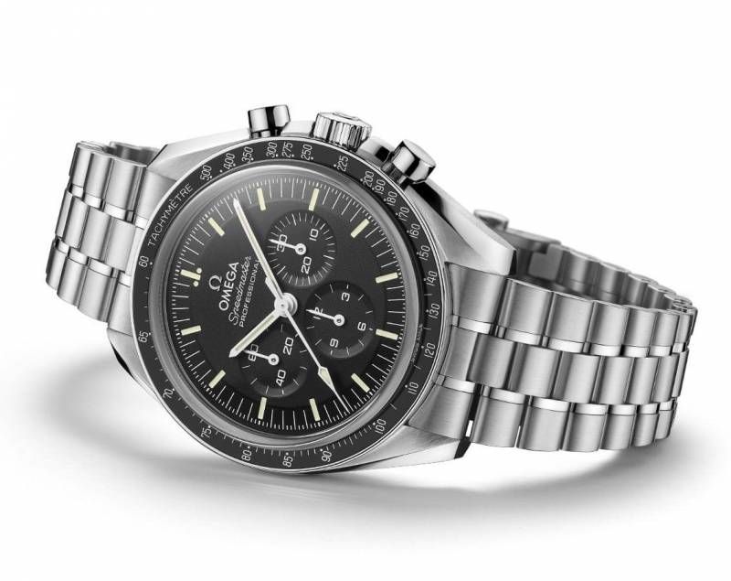 Omegha Speedmaster Moonwatch Professional silver Black Black Chronograp