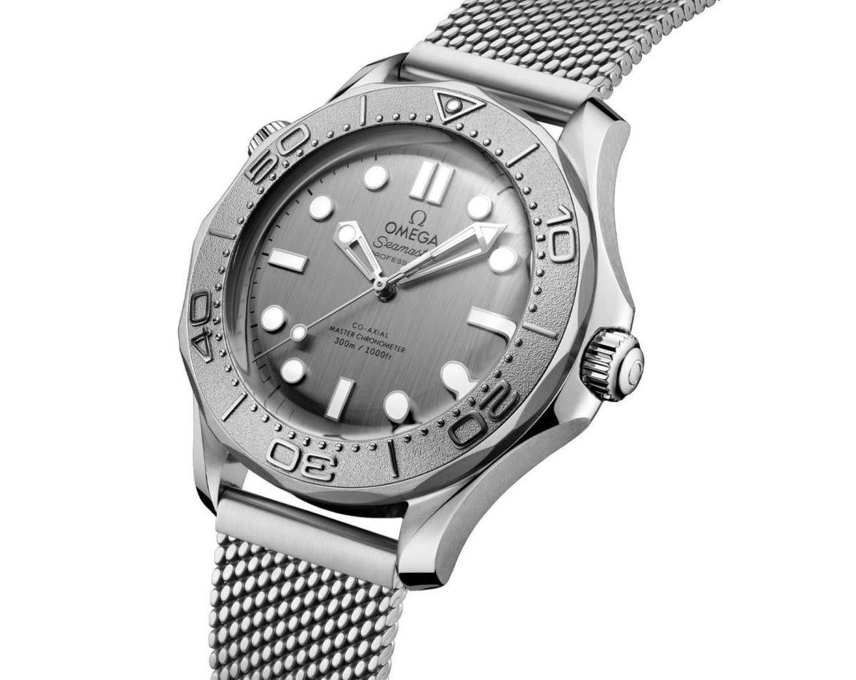 Omegg_a Seamaster Diver 300 Automatic silver gray