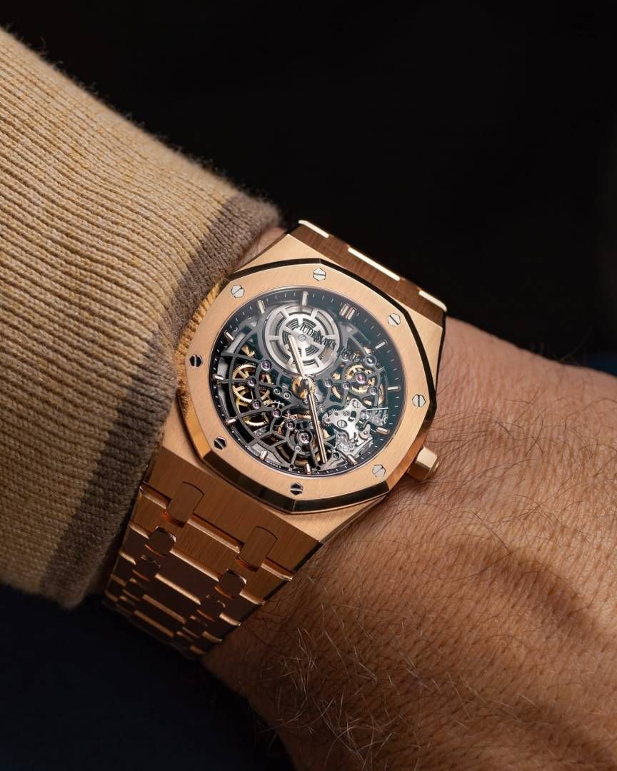 Audemar Piguet Royal Oak Jumbo Extra-Thin Openworked copper