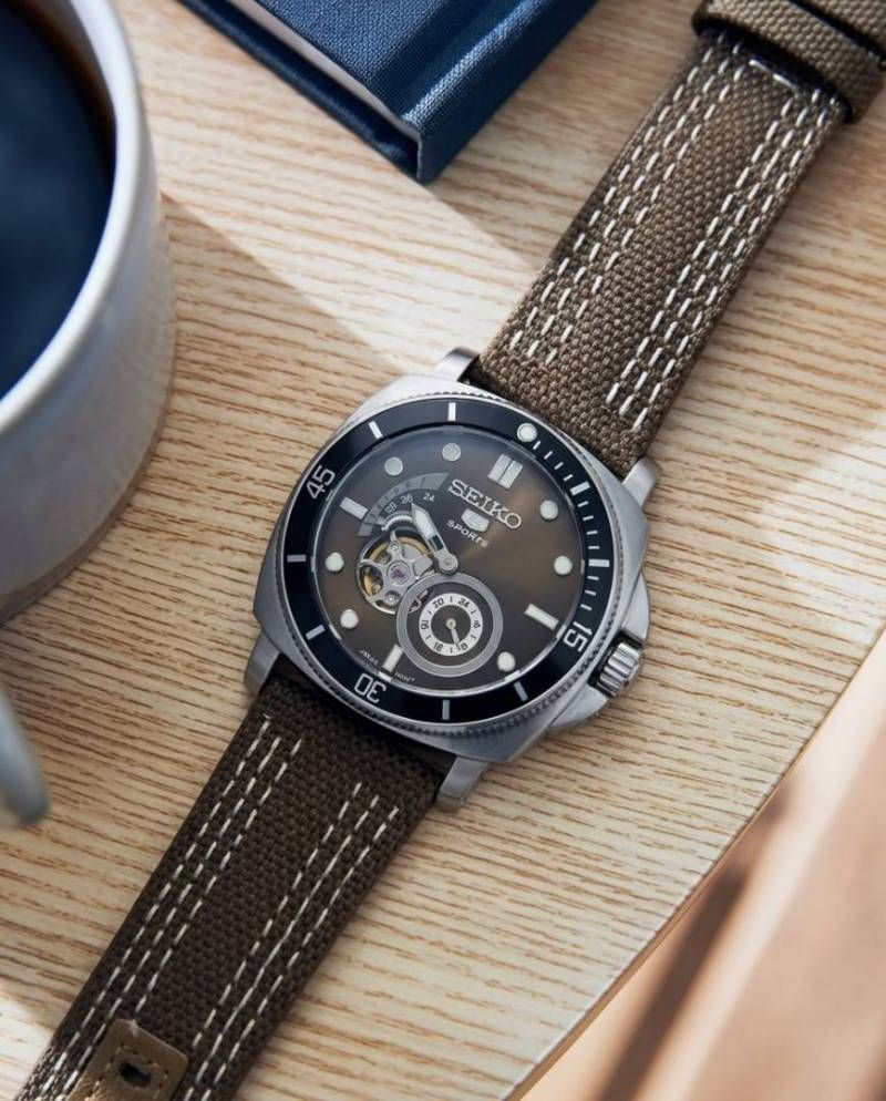 Sei.ko 5 Sports Automatic Brown
