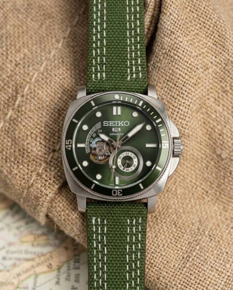 Se.iko 5 Sports Automatic green