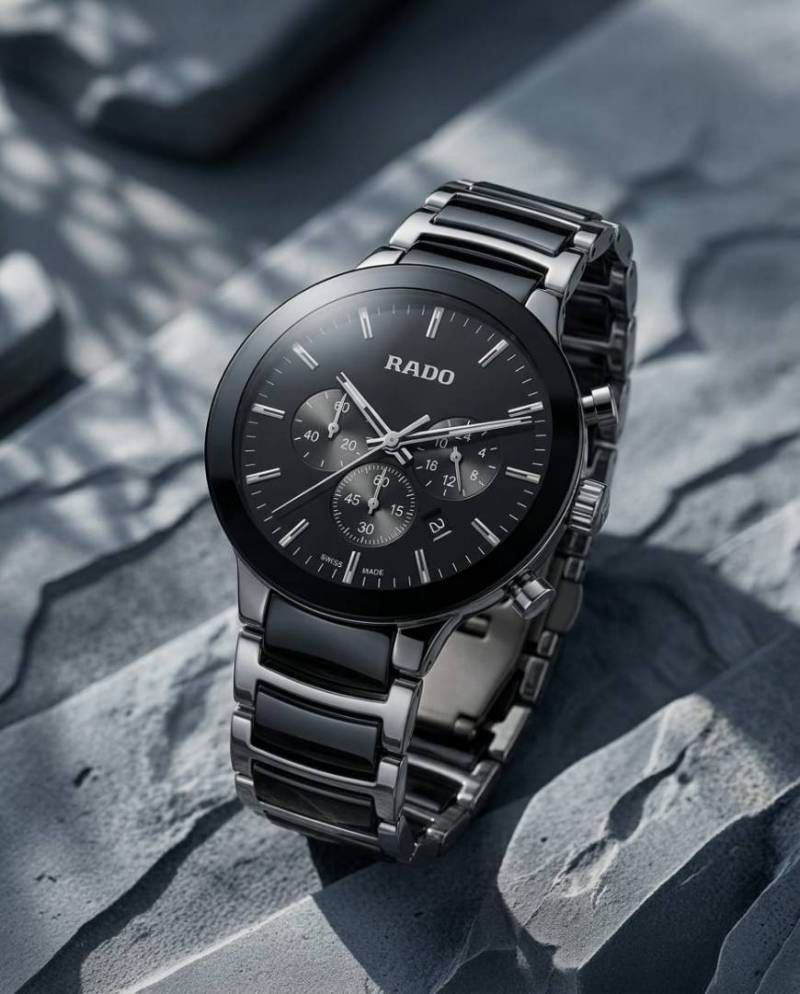 Radd_o centrix chronograph 2 ton Black silver