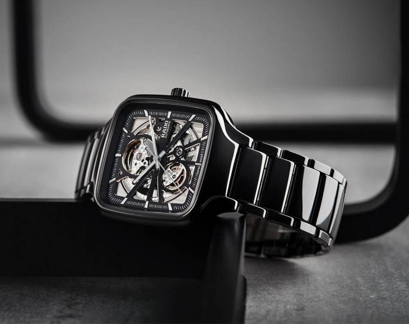 Radd_o True Square Automatic Ceramic Black Silver