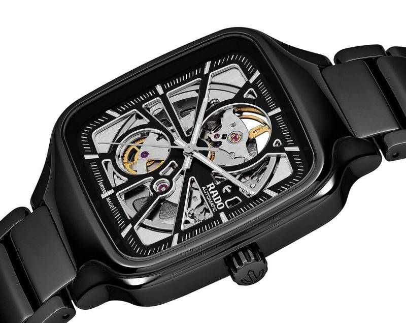 Radd_o True Square Automatic Ceramic Black Silver