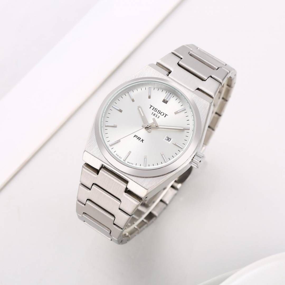Tissoo_t 1853 Prx Silver White Plain