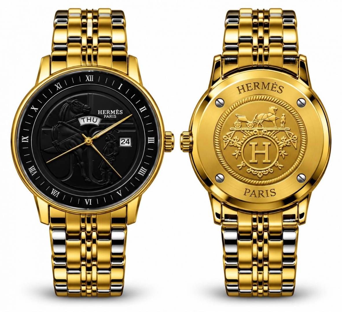 Herme_es Day-Date Signature
