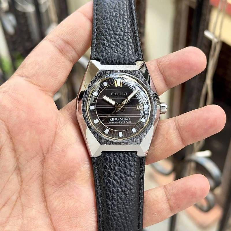 Se.iko King Vanac Automatic black brown