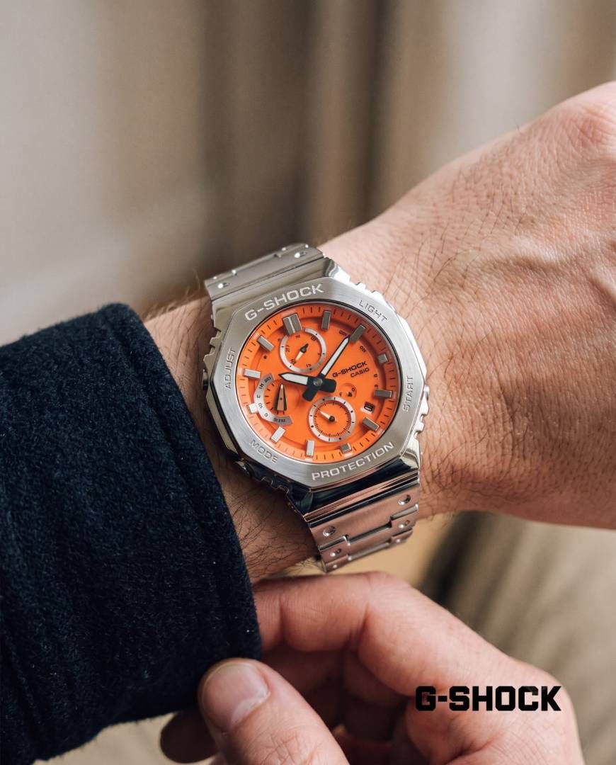 Ca.sio G-Shock GMC-B2100ZE-1AJR silver ornage