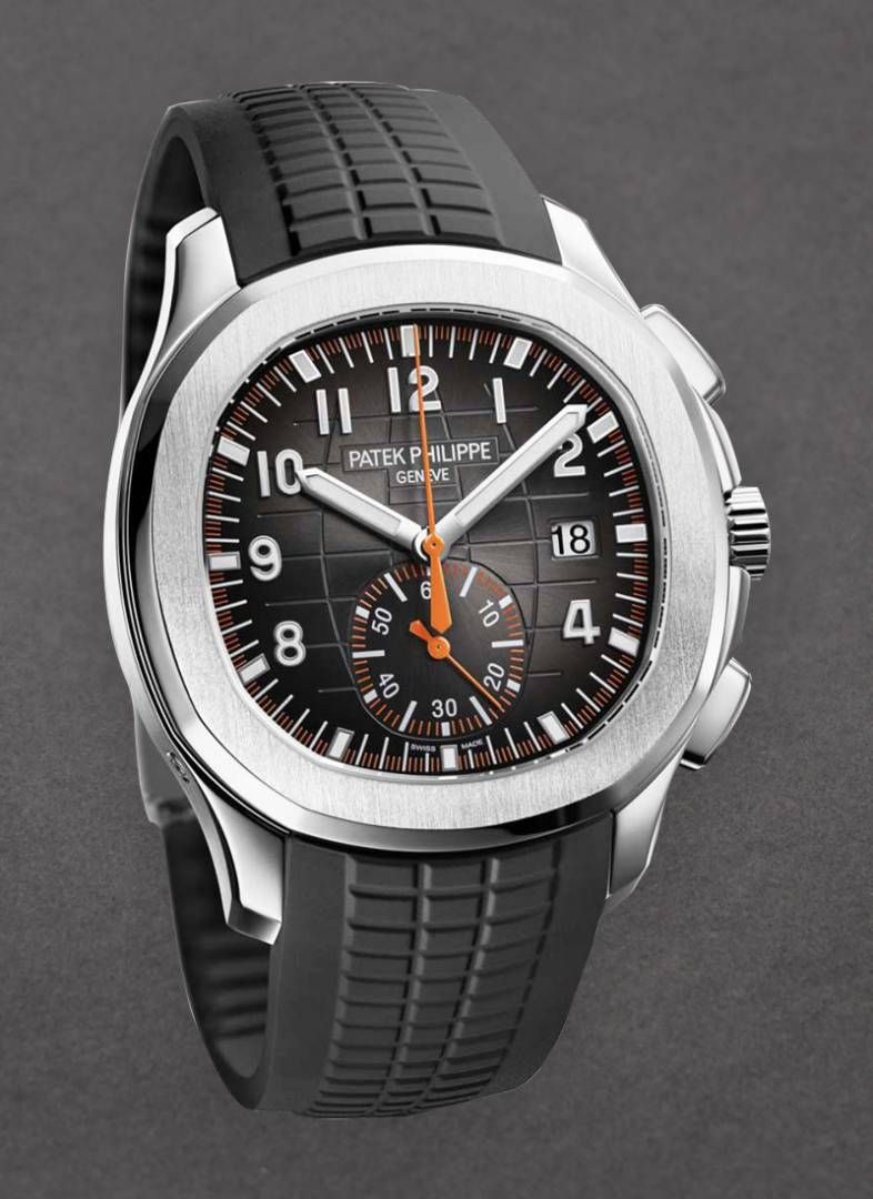 P.atek Philipe Aquanaut Chronograph5968 silver Black
