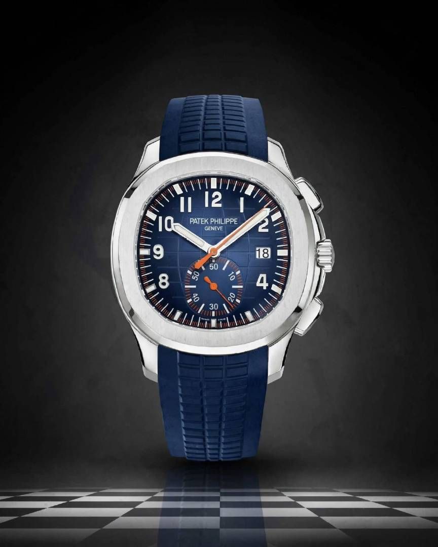 P.atek Philipe Aquanaut Chronograph5968 blue