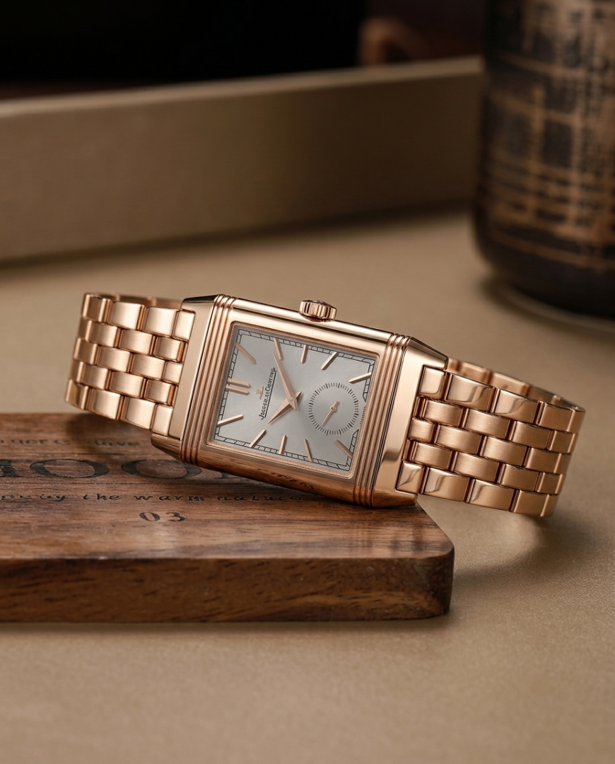 Jaegar-Le Coultre Reverso Tribute Small Seconds metal copper gray