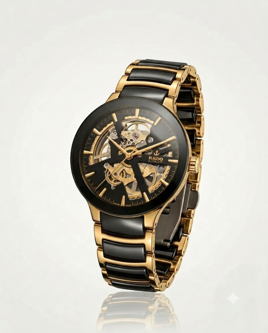 Radd_o Centrix Automatic Open Heart black gold and black bazzle