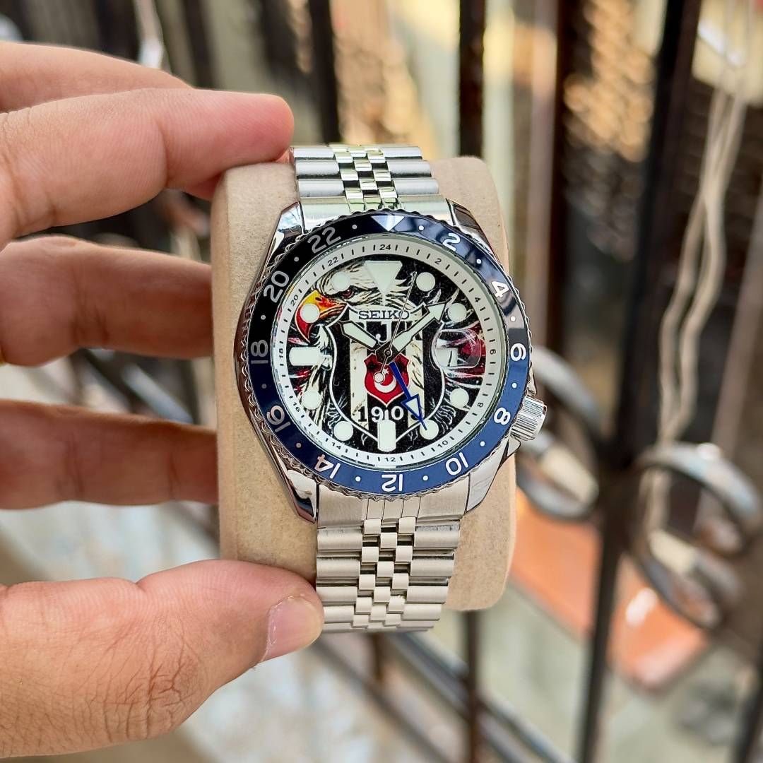 Seiko 5 Sports GMT The Red Devils Concept Bespoke Timepiece