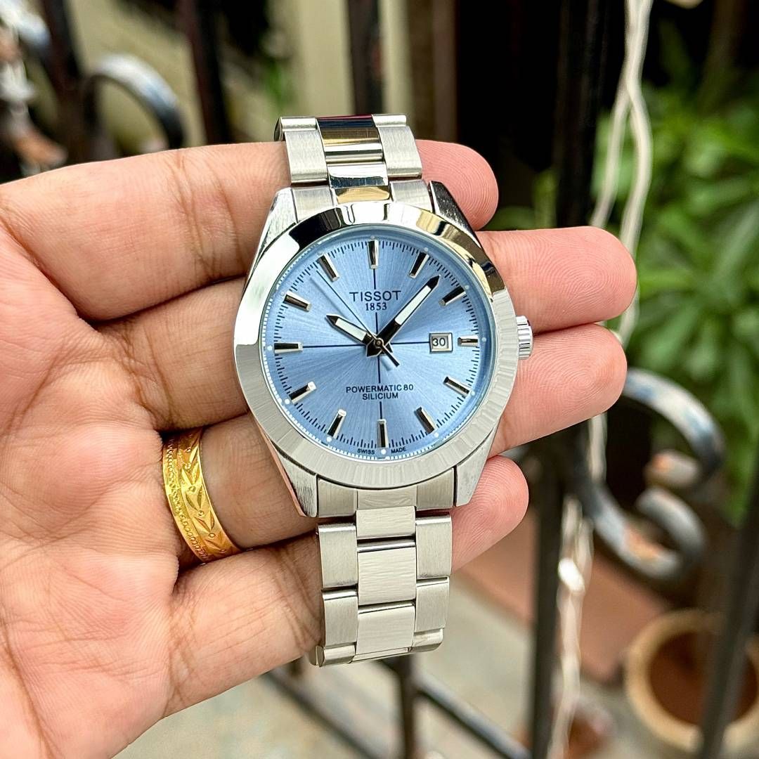 Tisot 1853 Powermatic 80 Ice Blue - J1462