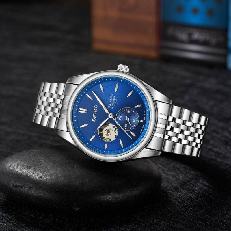 Se.iko presage SPB471 Automatic silver blue