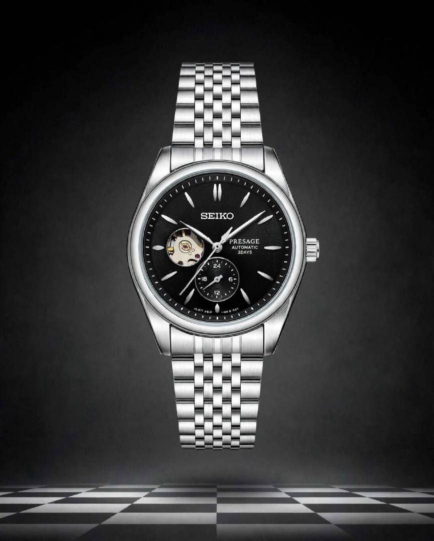 Sei.ko presage SPB471 Automatic silver Black