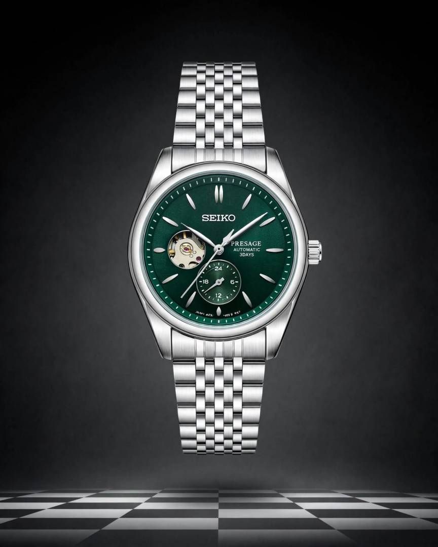 Sei.ko presage SPB471 Automatic silver green
