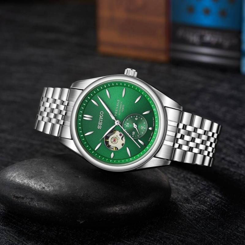 Sei.ko presage SPB471 Automatic silver green
