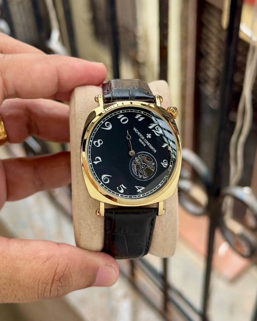 Vache.ron Constentin Historiques American Automatic black gold black
