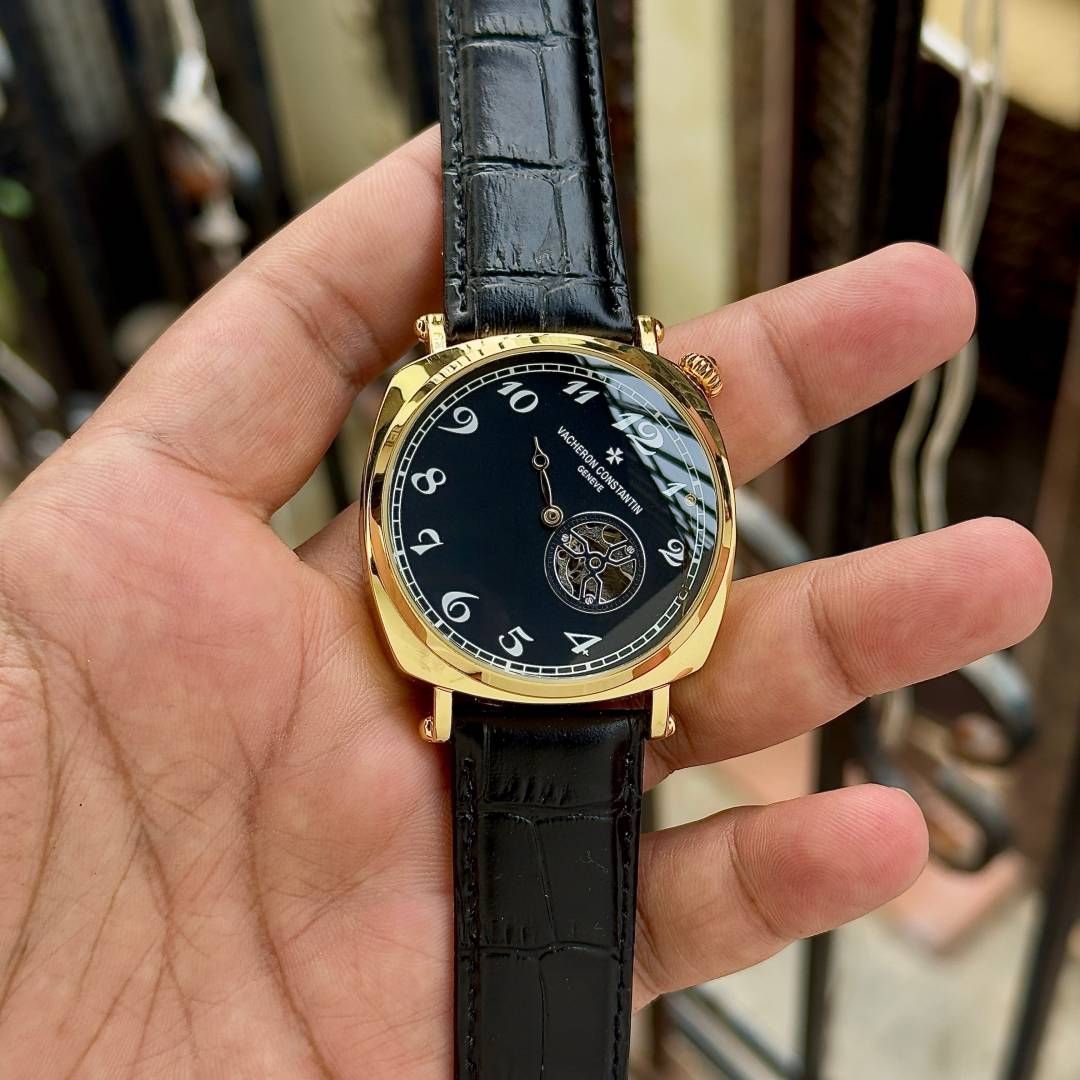 Vache.ron Constentin Historiques American Automatic black gold black