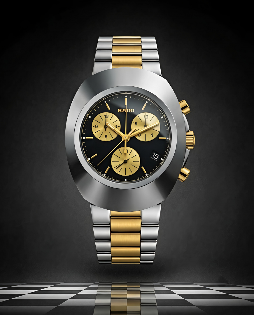 Raado 100M Chronograph AAA-QUALITY  2 ton gold black