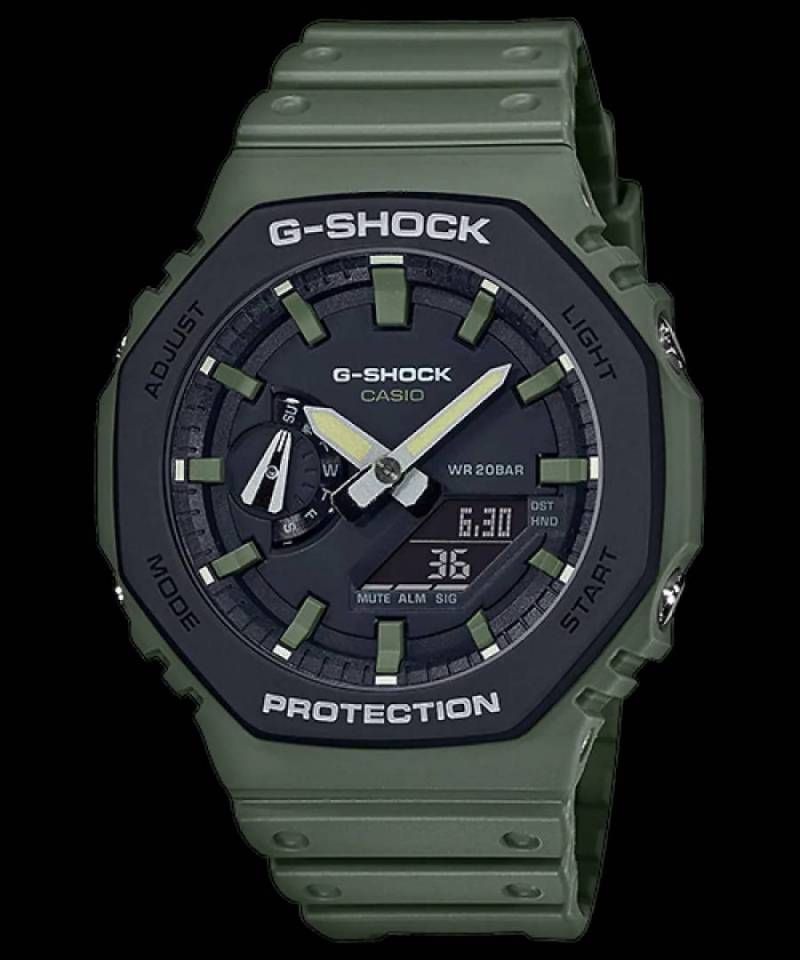 Ca.sio G Shock Ga2100 full green