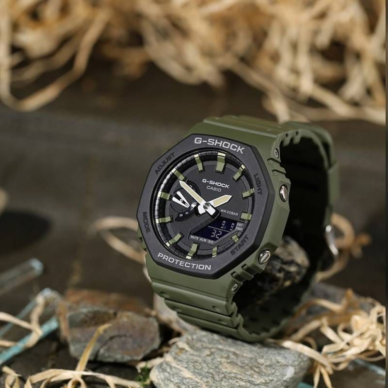 Cas.io G Shock Ga2100 full green