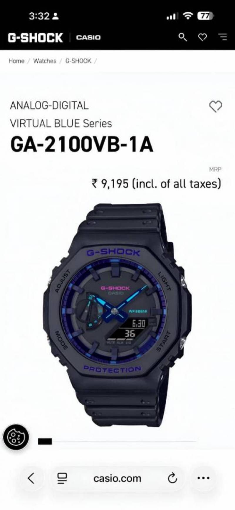 Cas.io g shock ga2100 Rainbow