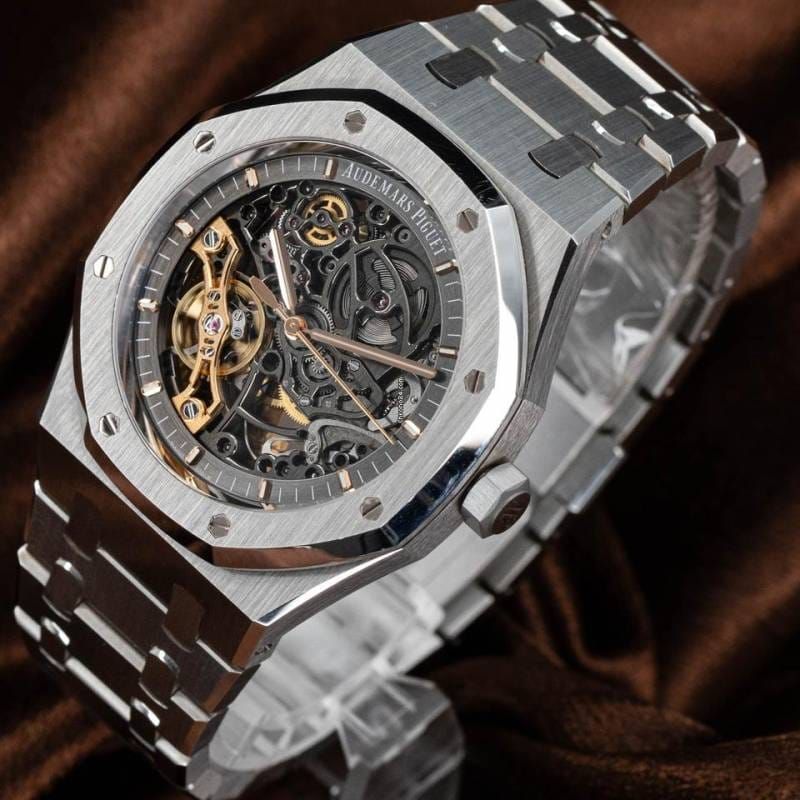Aude.mars piguee_t Royal Oak Skeleton Automatic silver