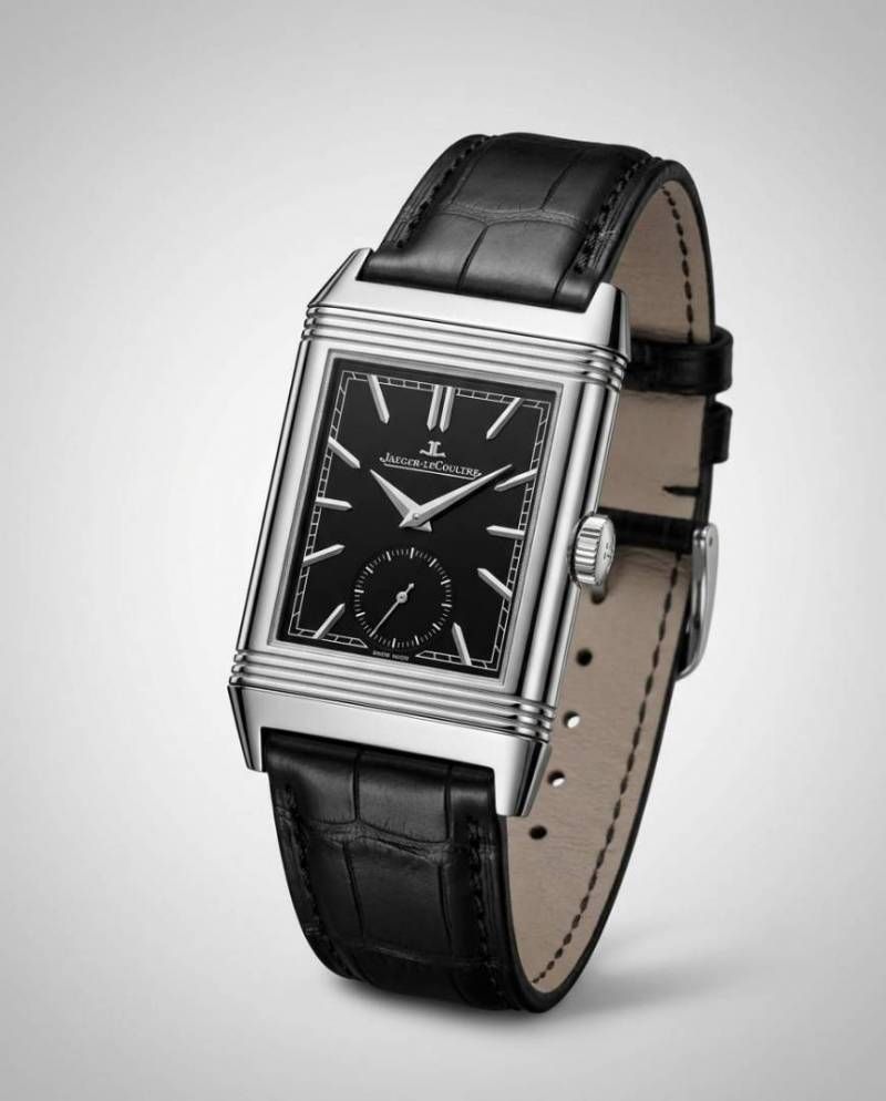 Jaegar-Le Coultre Reverso Tribute Duoface Small Seconds black silver Black