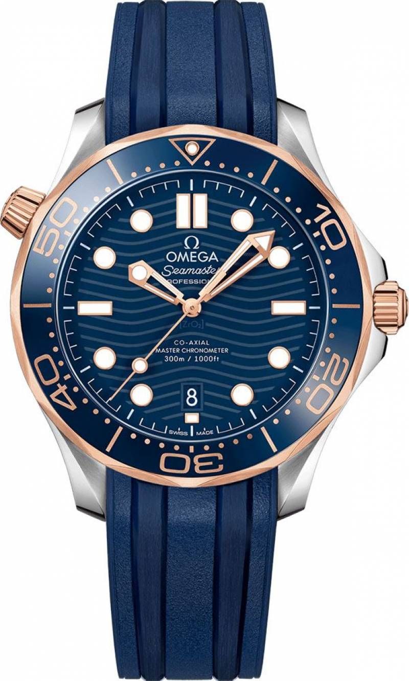 Omegg_a Seamaster Diver 300M Automatic Blue-Copper-Blue