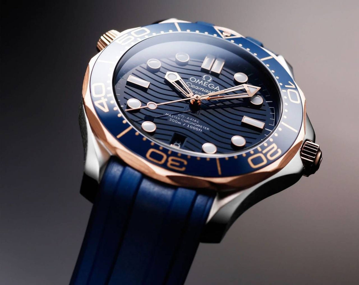 Omegg_a Seamaster Diver 300M Automatic Blue-Copper-Blue