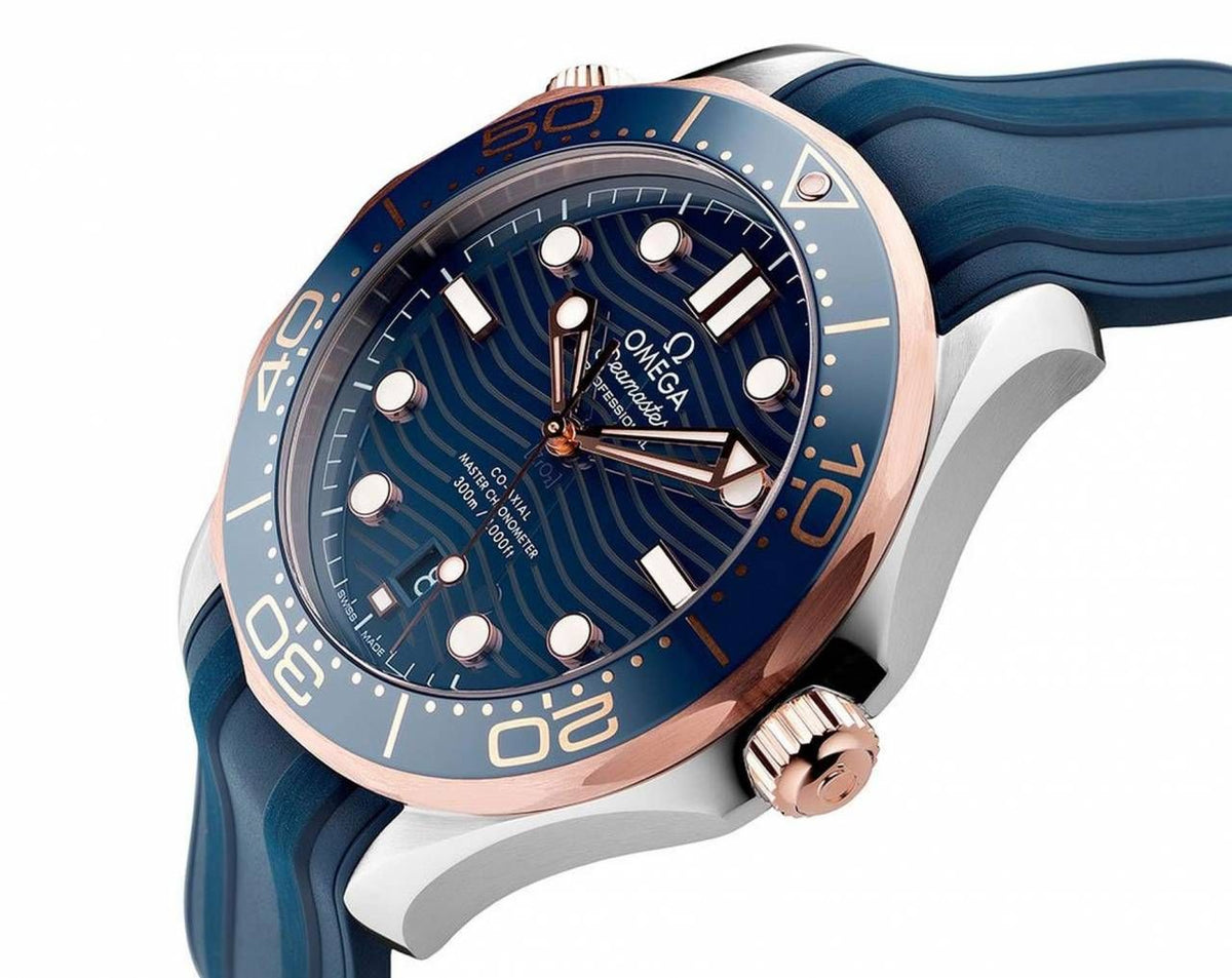 Omegg_a Seamaster Diver 300M Automatic Blue-Copper-Blue