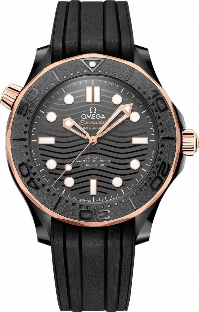 Omegg_a Seamaster Diver 300M Automatic full black