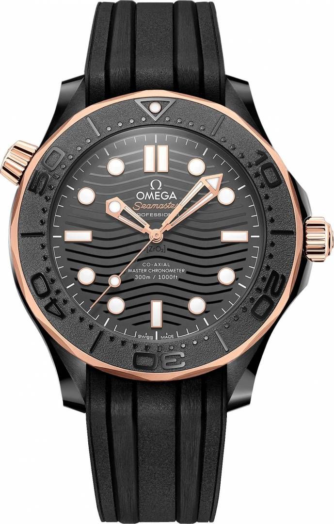 Omegg_a Seamaster Diver 300M Automatic full black