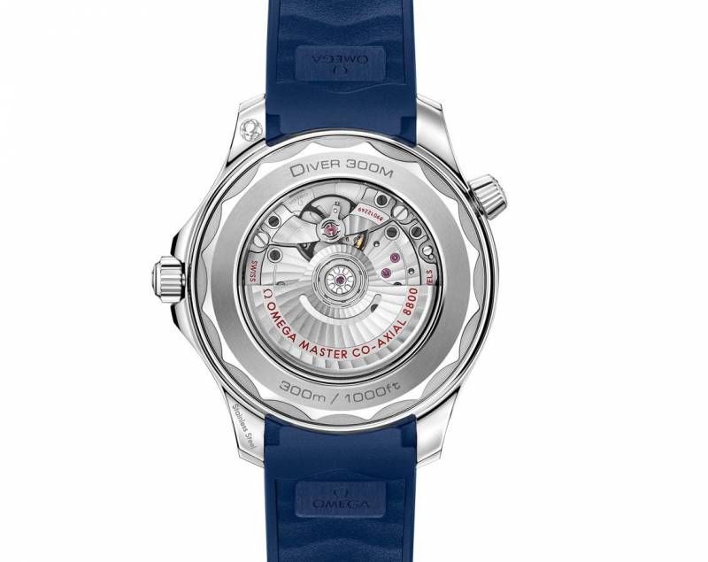 Omegg_a Seamaster Diver 300M Automatic Blue-Silver-Blue