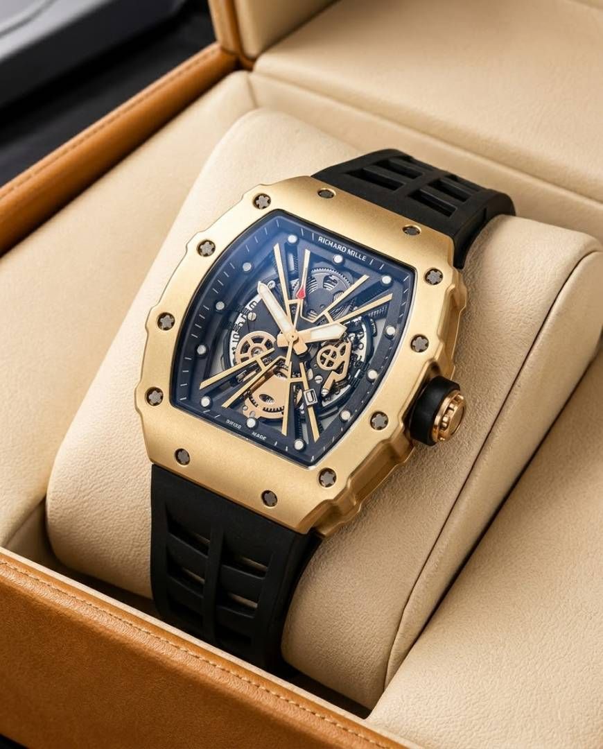 Rich.ard Mille RM 12-01 Tourbillon Gold-Black