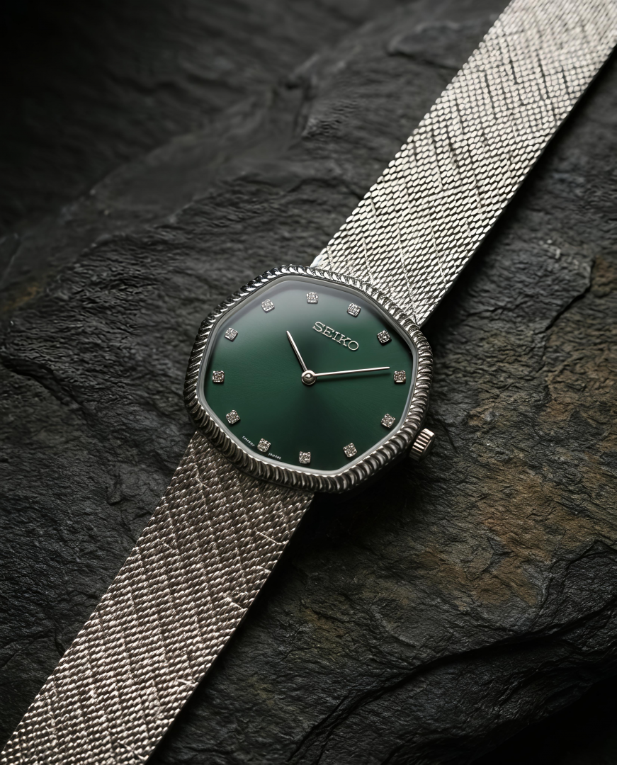 Se.iko Slim Unisex Silver Green