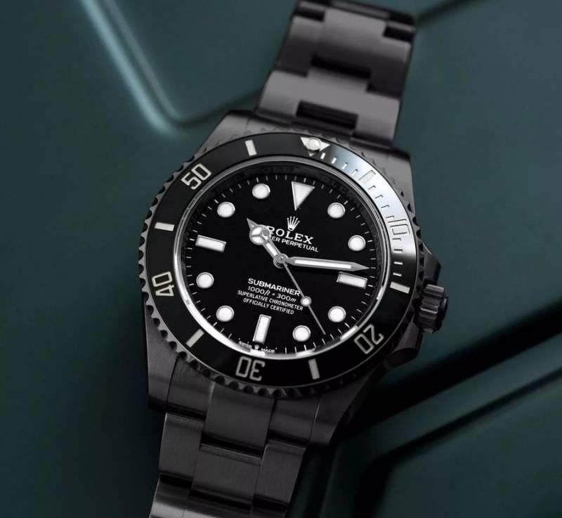 Rolee_x Oyster Perpetual Submarine Black