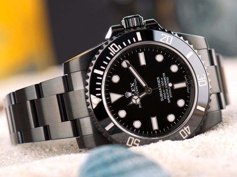 Rolee_x Oyster Perpetual Submarine Black