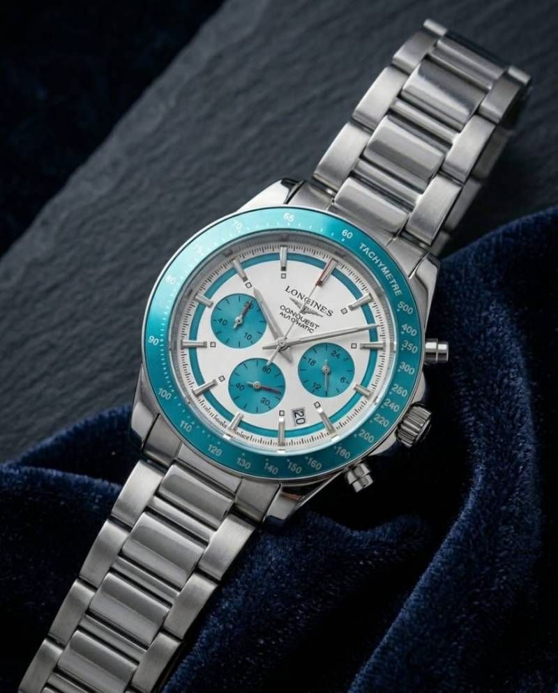 Longinez Conquest Chronograph Black