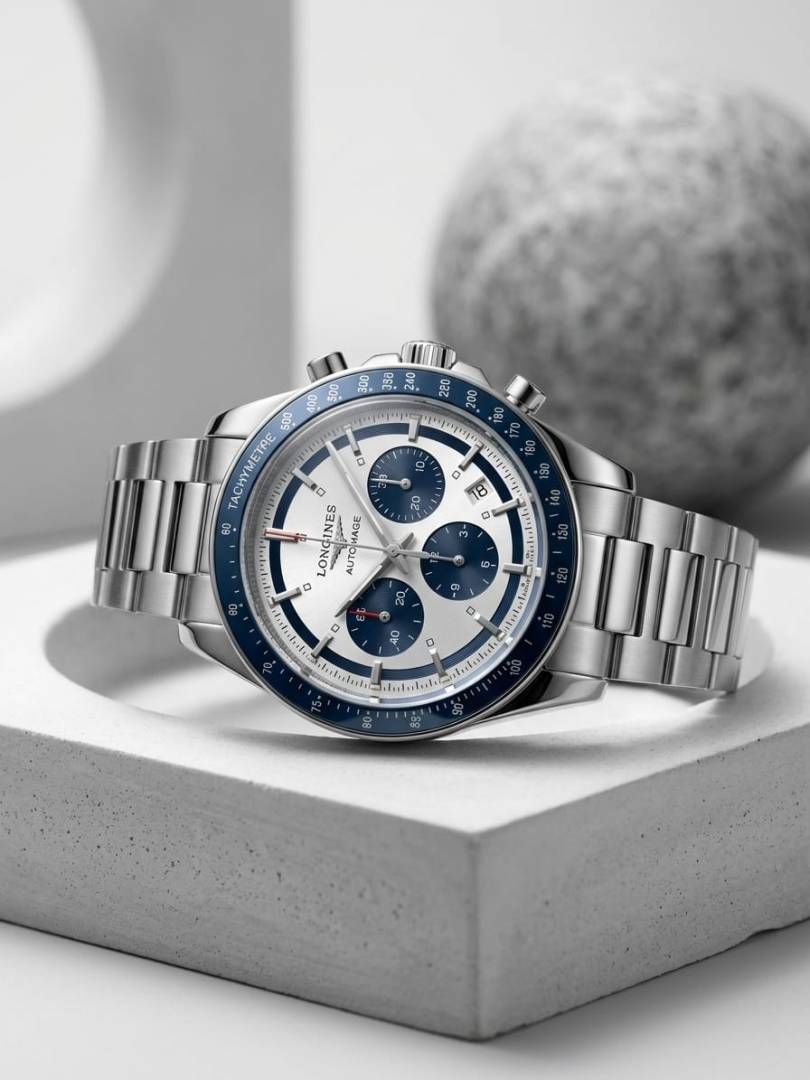 Longinez Conquest Chronograph Blue