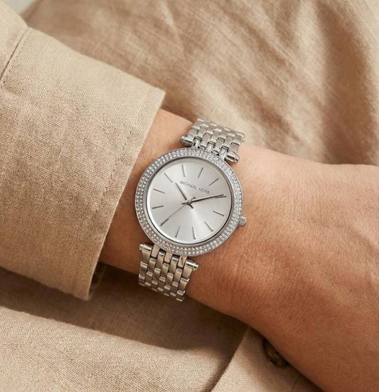 Mic.hael_l Kors Darci Silver White