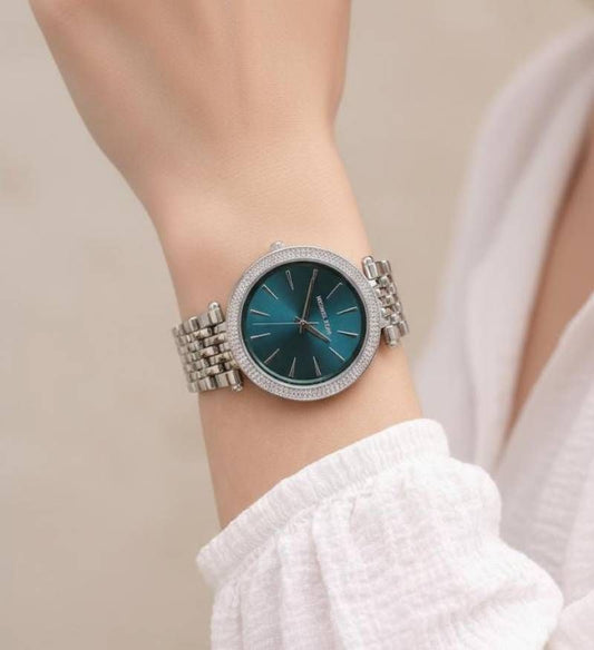 Mic.hael_l Kors Darci Silver Green