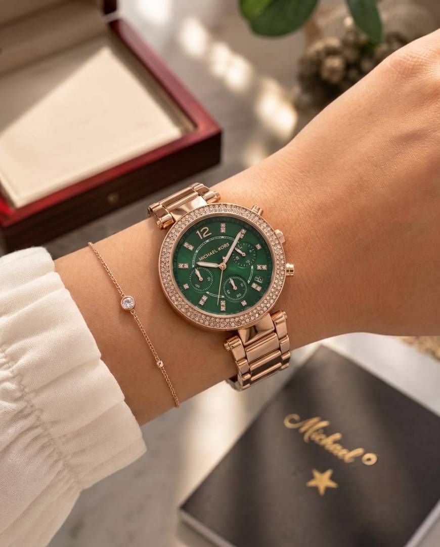 Mic.hael_l Kors Parker Copper-Green