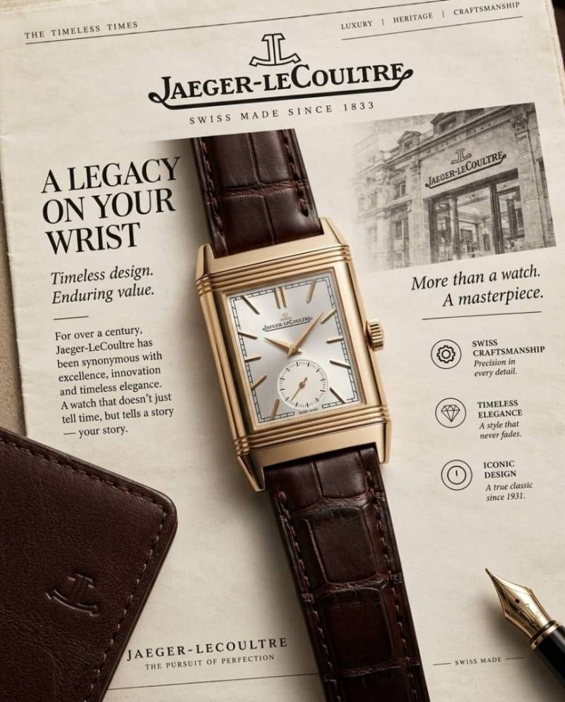 Jaegar-Le Coultre Reverso Tribute Duoface Small Seconds brown copper white