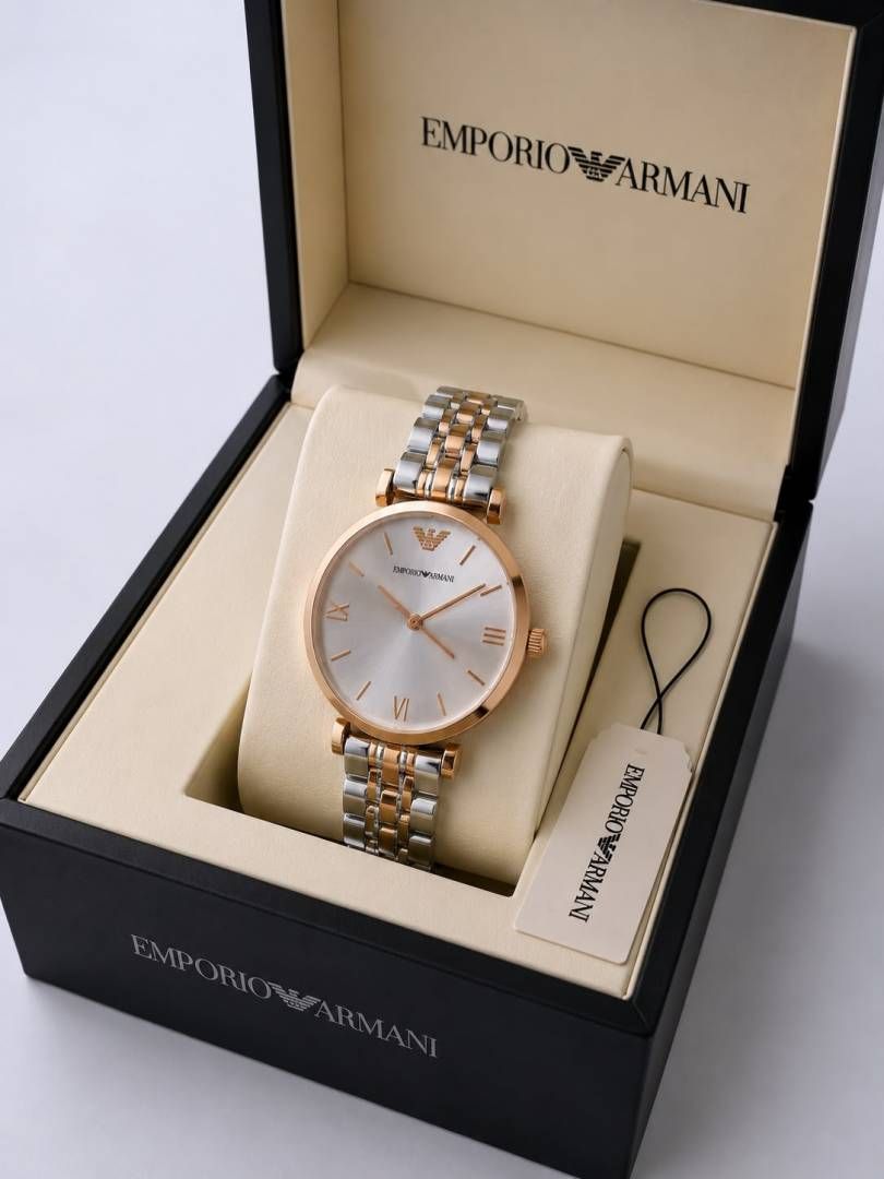 Em.porio Armaann_i Classic 2 ton copper white roman ank